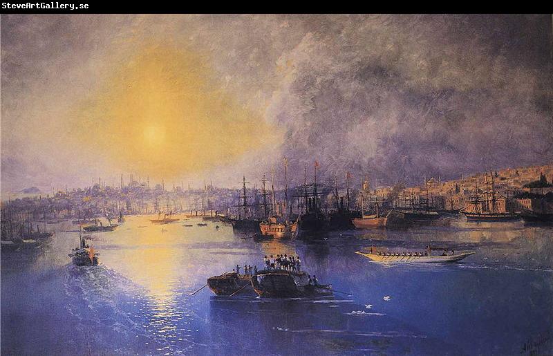 Ivan Aivazovsky Constantinople Sunset